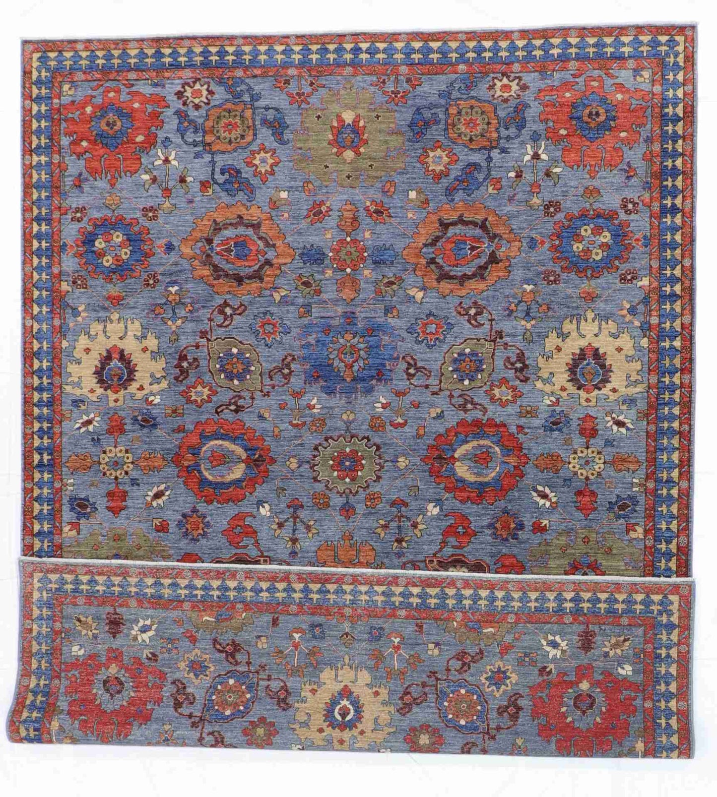 W 9 - L 12 - Ziegler Fine/Wool All Over Rectangle - Finest Hand-Made Quality Wool - 64248