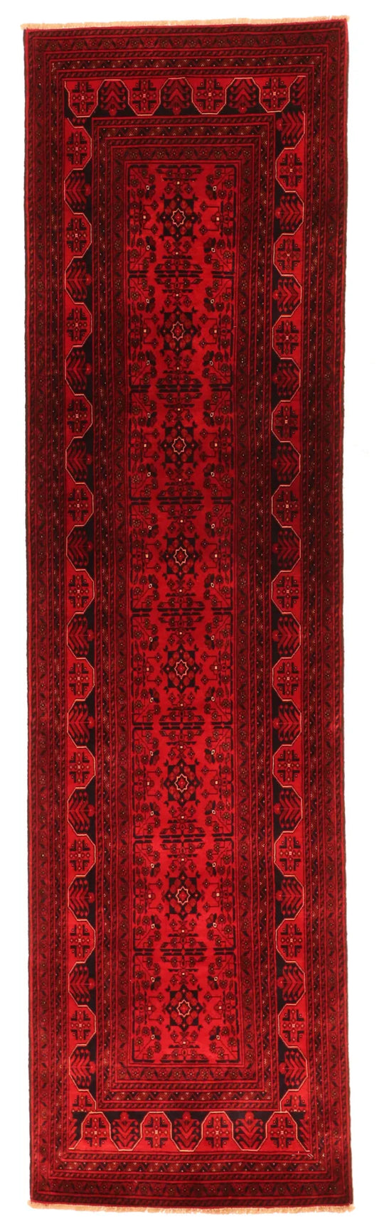 2.10 x 5.10 - Mahal Fine/Wool All Over Rectangle - Finest Hand-Knotted Quality Wool — 64255