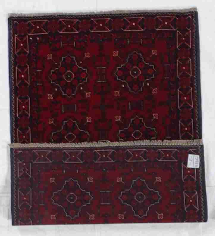 W 2.9 - L 4.4 - Khan Mohamadie Wool All Over Rectangle - Finest Hand-Knotted Quality Wool - 64256