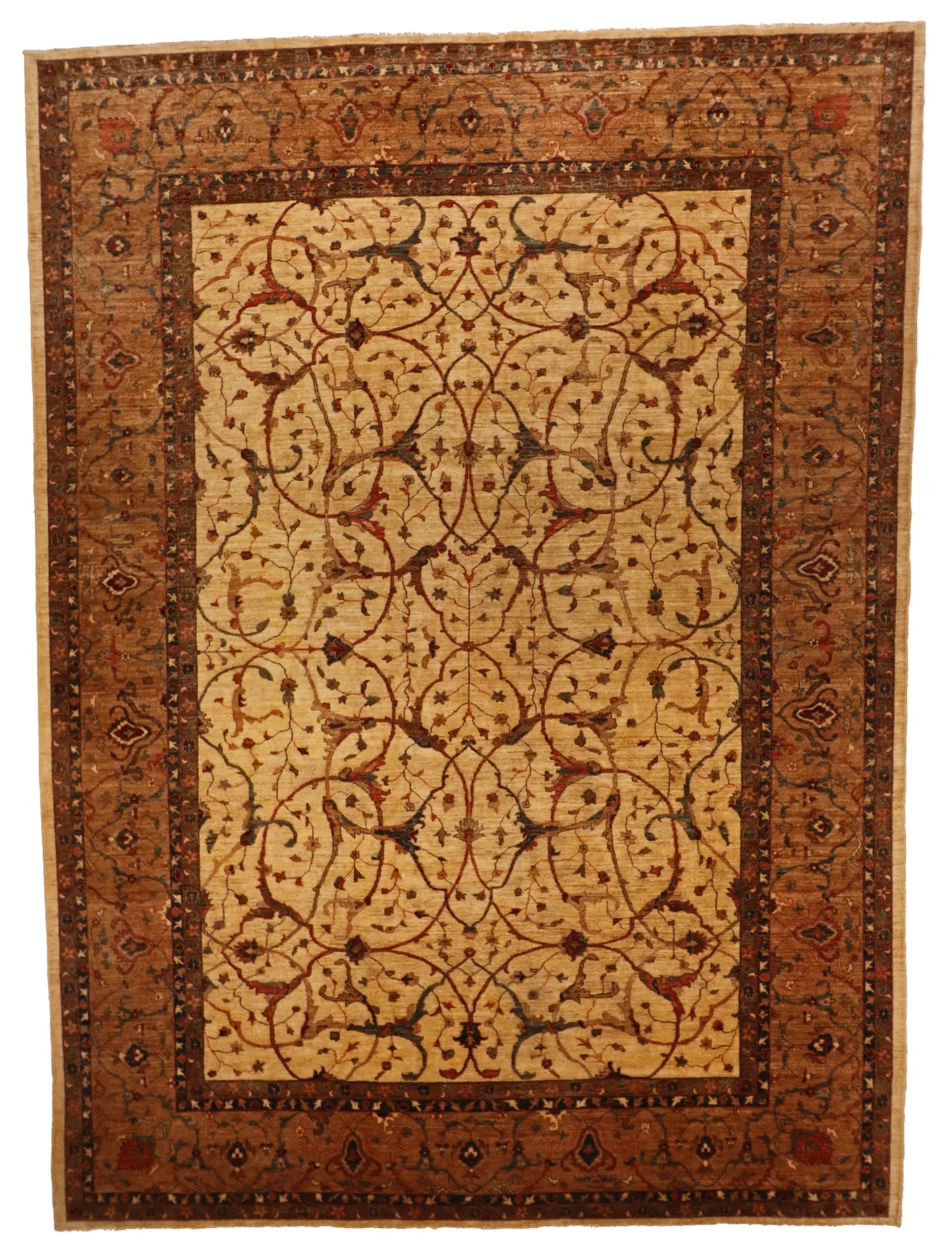 10.20 x 13.11 - Ziegler Mahal Fine/Wool All Over Rectangle - Finest Hand-Knotted Quality Wool — 64320