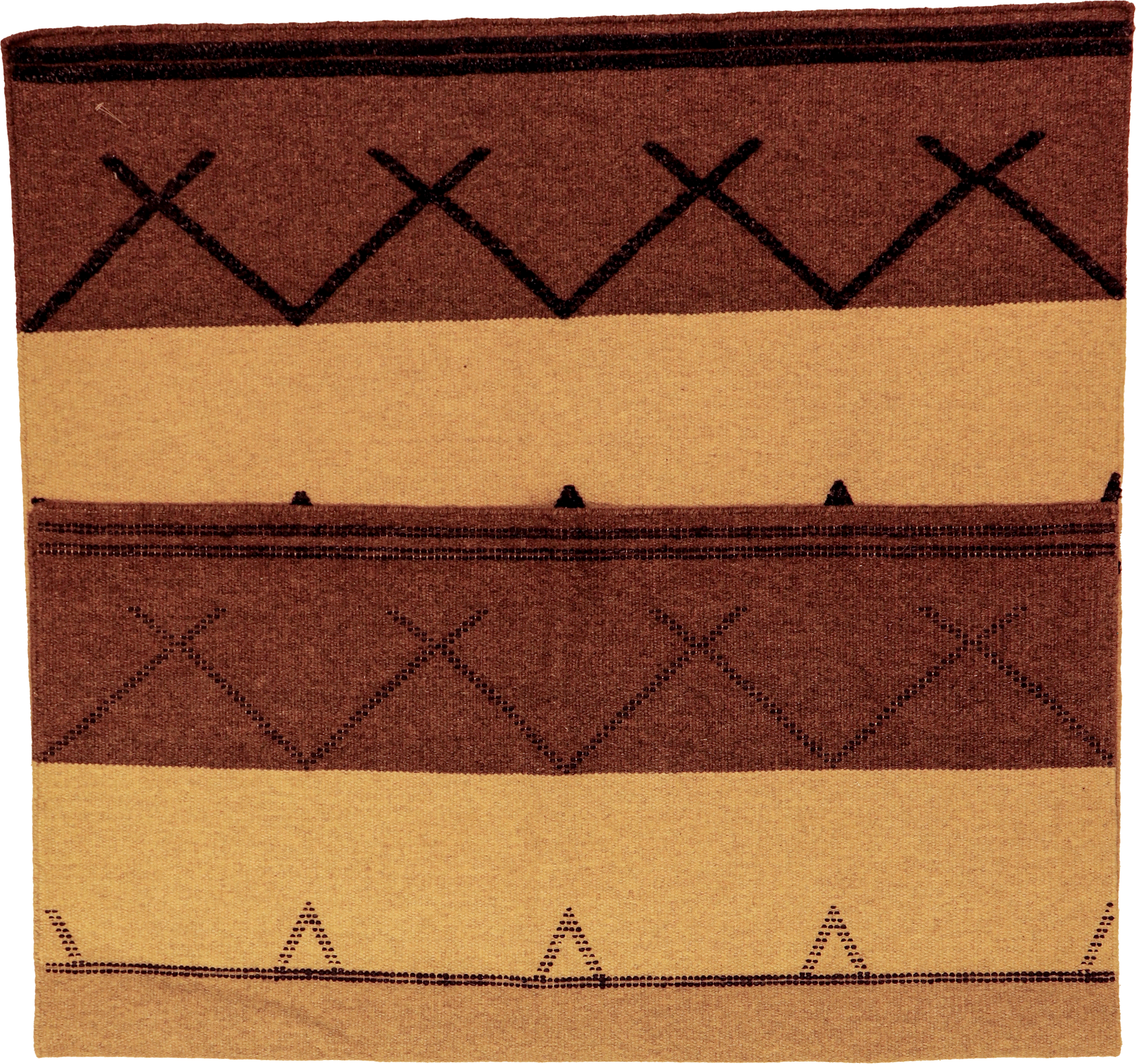 W 5 L 7 Kilim 100% Wool Hand-Woven All-Over Design - 64350