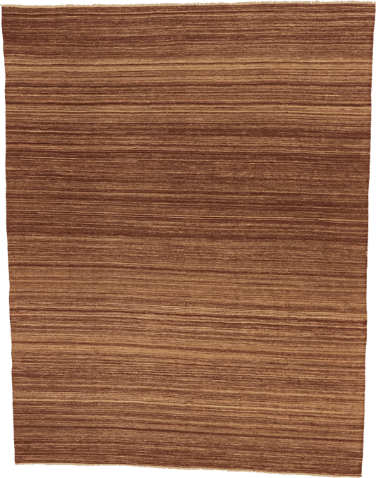 W 7.3 L 9.4 Modern 100% Wool Hand-Woven All-Over Design - 64357