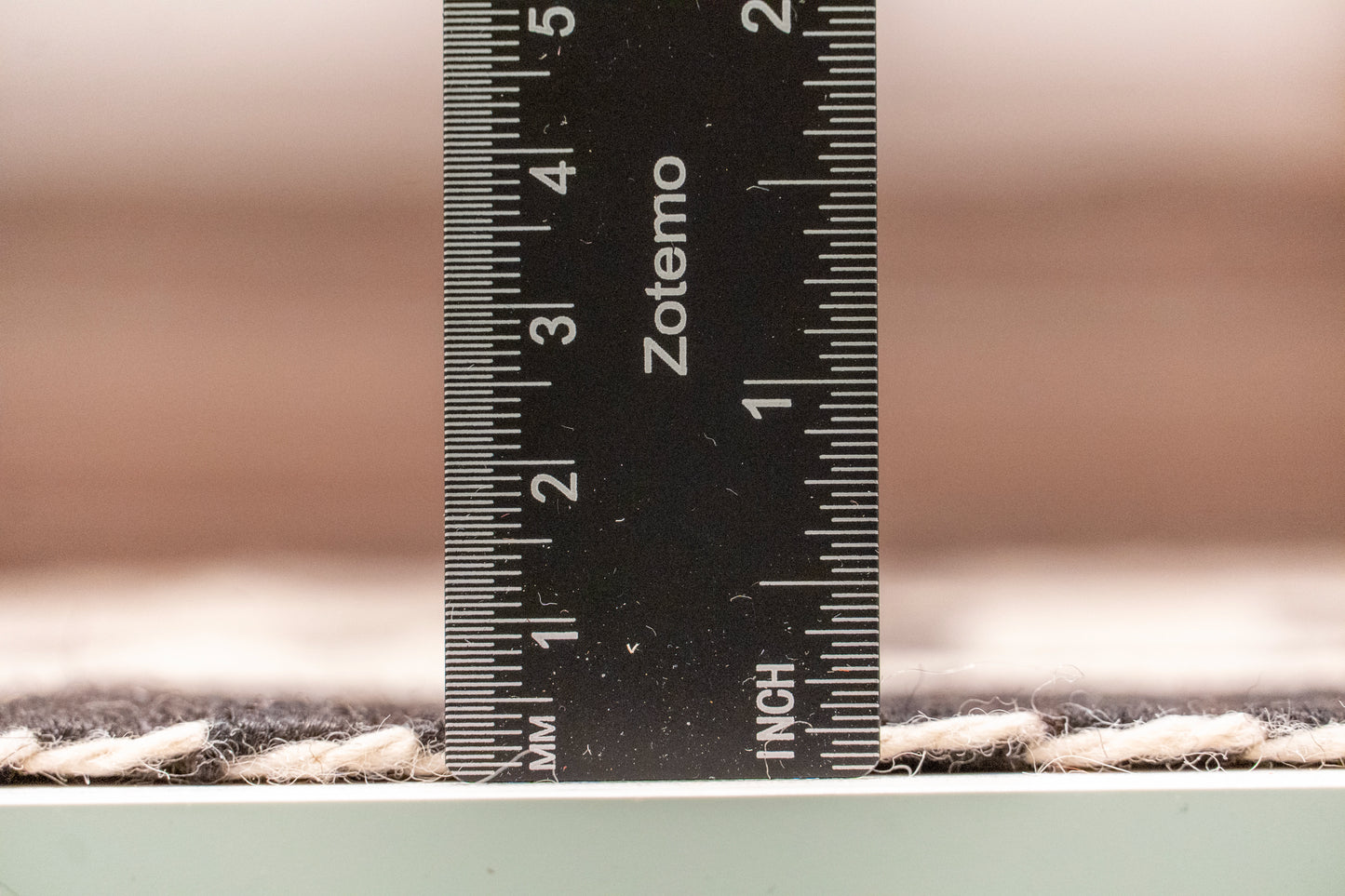 W 5 - L 6.7 - Navajo Fine All Over Rectangle - Finest Hand-Made Quality Wool - 64375
