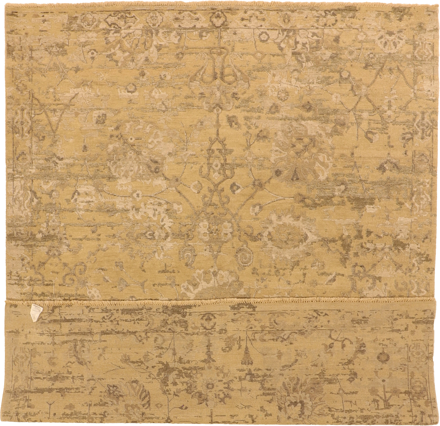 W 7.9 L 9.10 Modern 100% Wool Hand-Knotted Pile Rug - 64477