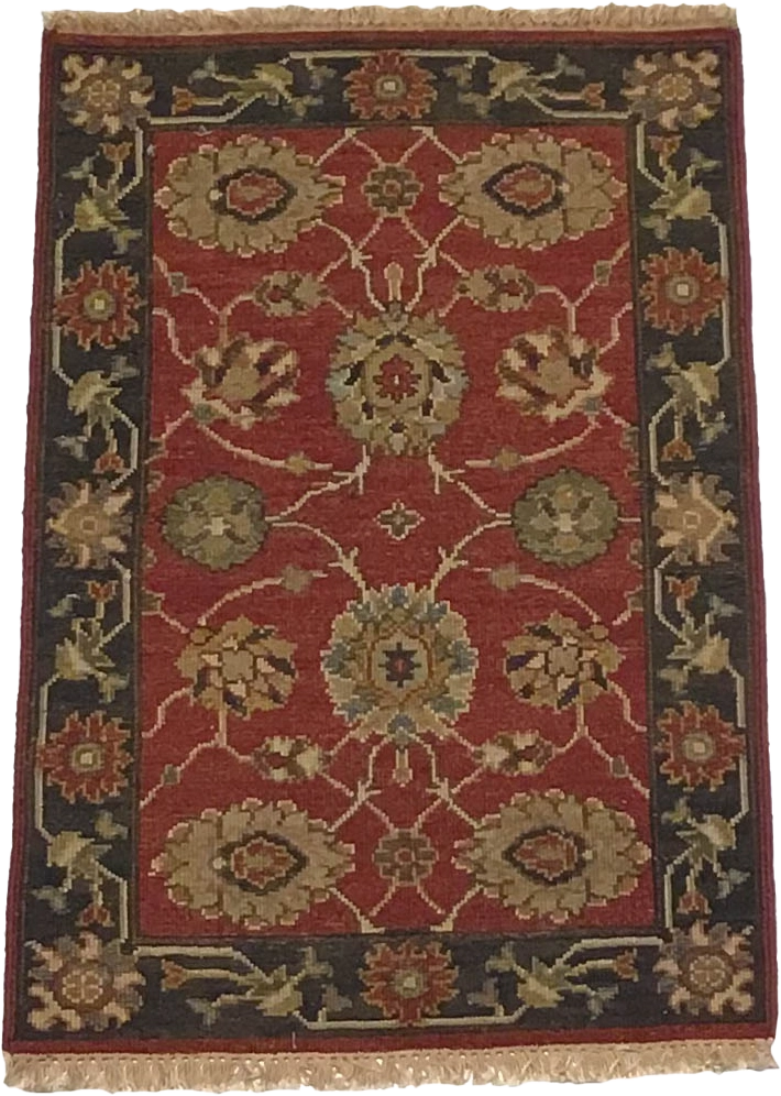W 2  L 3 Tabriz 100% Wool Hand-Woven All-Over Design - 64518