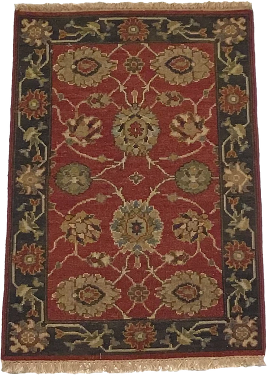 W 2  L 3 Tabriz 100% Wool Hand-Woven All-Over Design - 64518