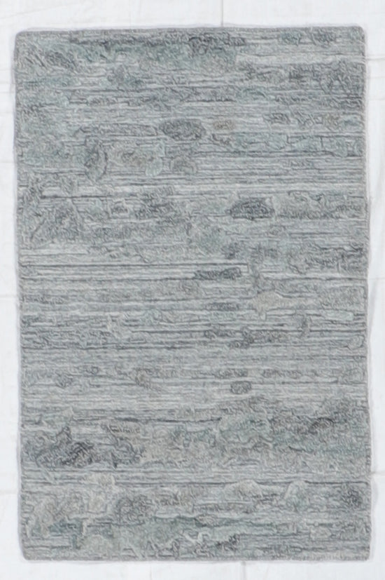 W 2 L 3 Modern 100% Wool Hand-Woven All-Over Design - 64523