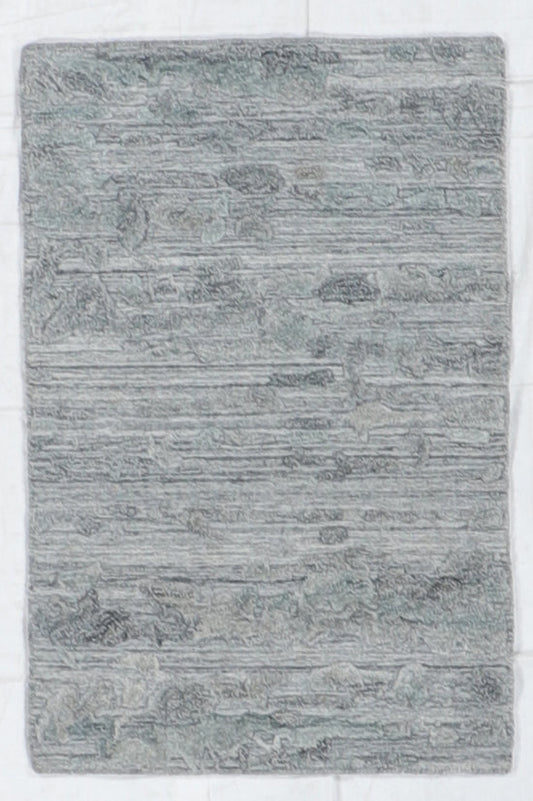 W 2 L 3 Modern 100% Wool Hand-Woven All-Over Design - 64523