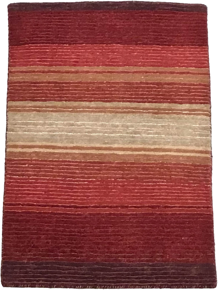 W 2 L 3 Modern Wool And Silk Blend Hand-Woven All-Over Design - 64531