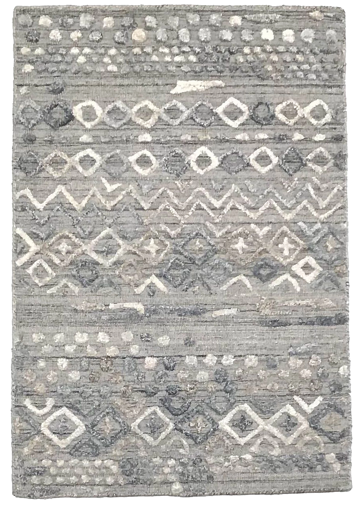 W 2 L 3 Modern 100% Wool Hand-Woven - 64548