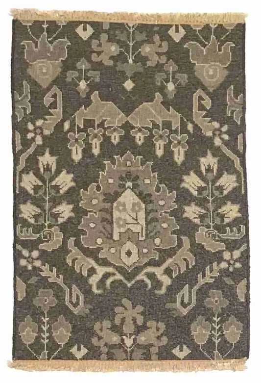 2 x 3 - Sh Abbas Fine/Wool All Over Rectangle - Finest Hand-Knotted Quality — 64604