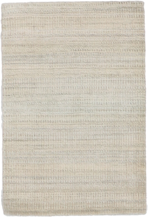 W 2 L 3 Modern Wool And Silk Blend Hand-Woven All-Over Design - 64613