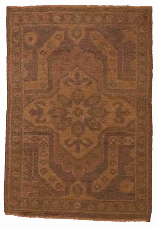 W 2 - L 3 - Modern Fine/Wool All Over Rectangle - Finest Hand-Knotted Quality Wool - 64633