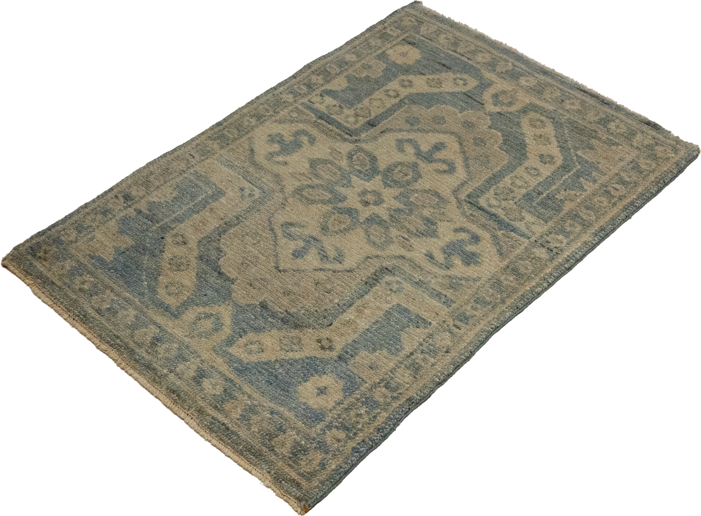 W 2 L 3 Modern 100% Wool Hand-Woven All-Over Design - 64633