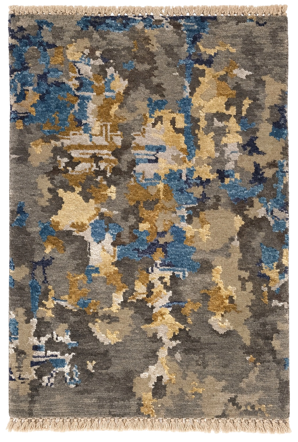 W 2 L 3 Modern 100% Wool Hand-Woven - 64635