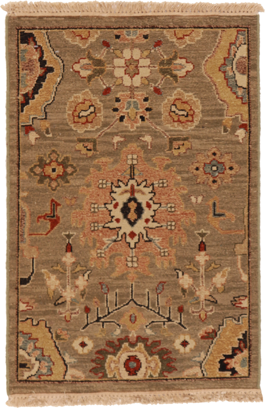 W 2 L 3 Bijar 100% Wool Hand-Woven All-Over Design - 64637