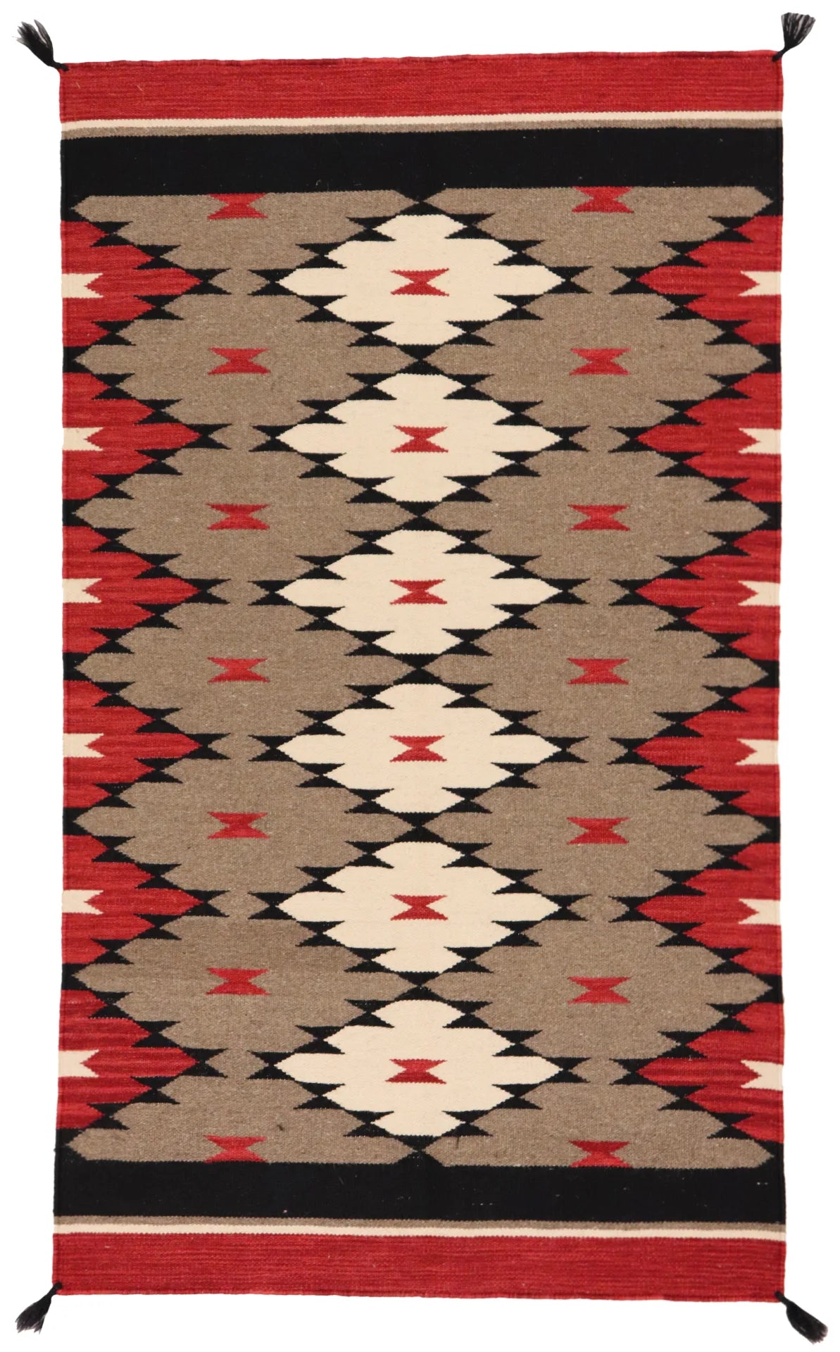 3 x 5.3 - Navajo Fine/Wool All Over Rectangle - Finest Hand-Made Quality Wool — 64742