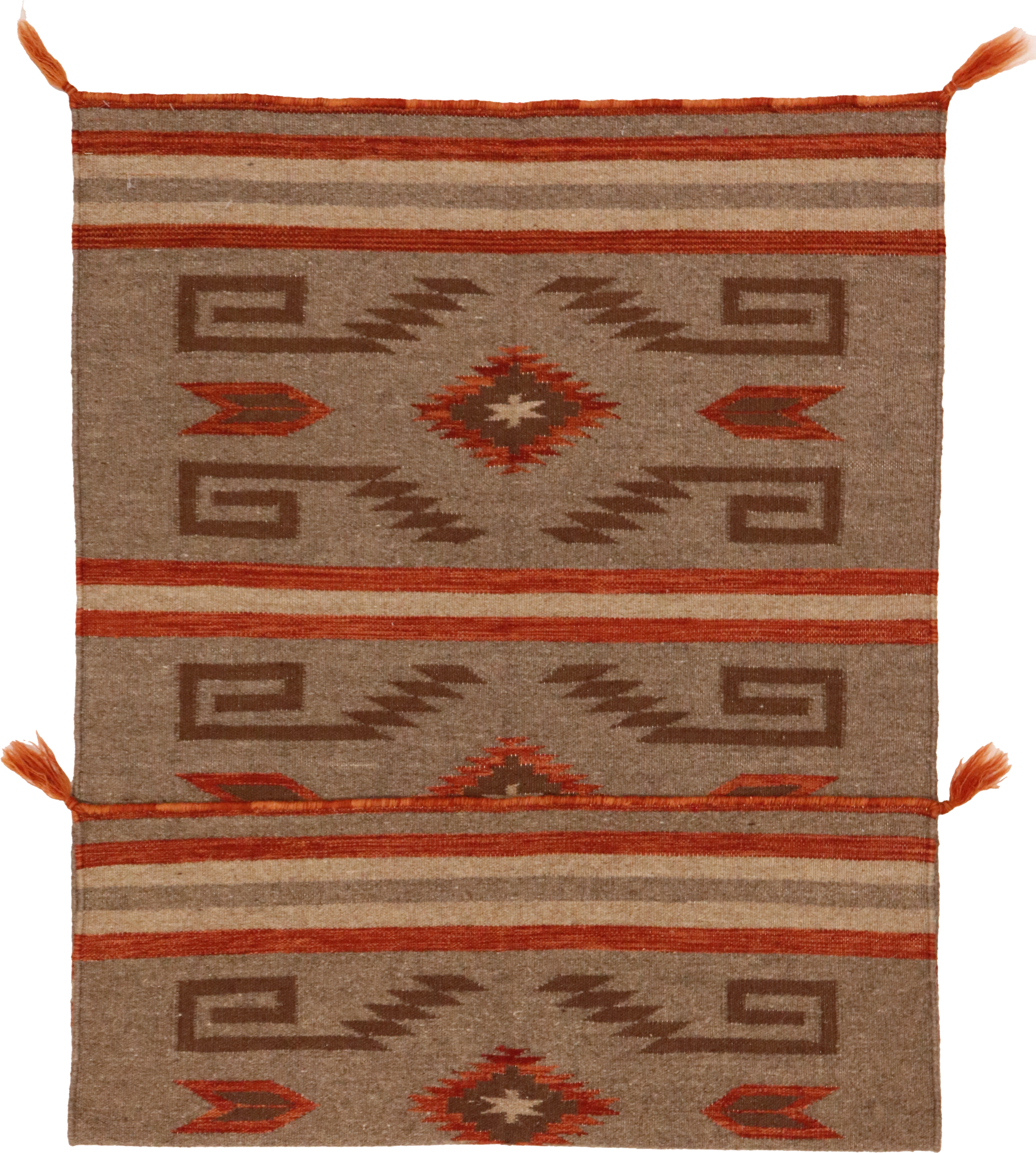 W 3 L 5 Navajo 100% Wool Hand-Woven All-Over Design - 64744