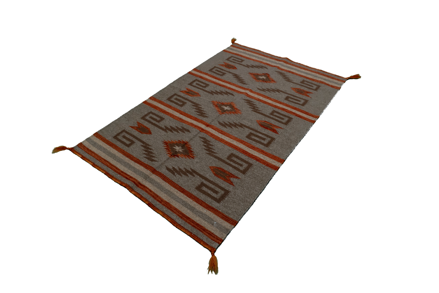 W 3 L 5 Navajo 100% Wool Hand-Woven All-Over Design - 64744