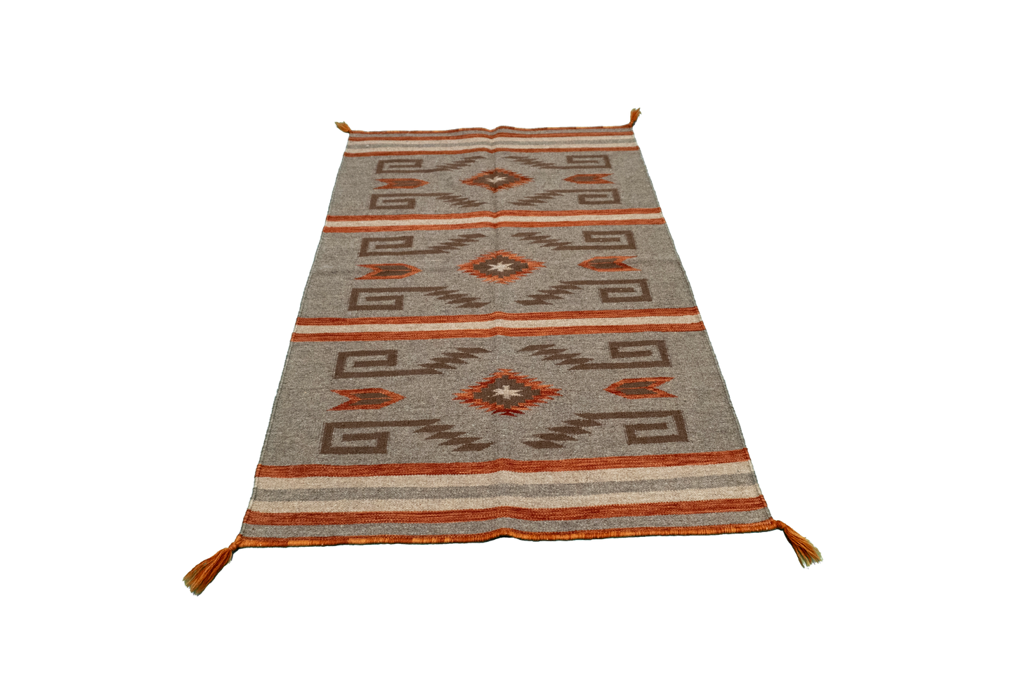 W 3 L 5 Navajo 100% Wool Hand-Woven All-Over Design - 64744