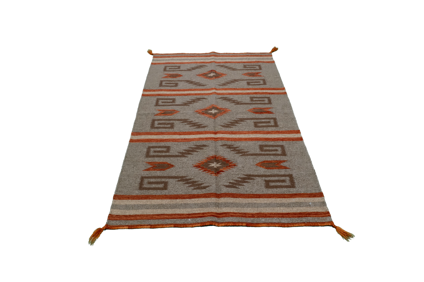 W 3 L 5 Navajo 100% Wool Hand-Woven All-Over Design - 64744