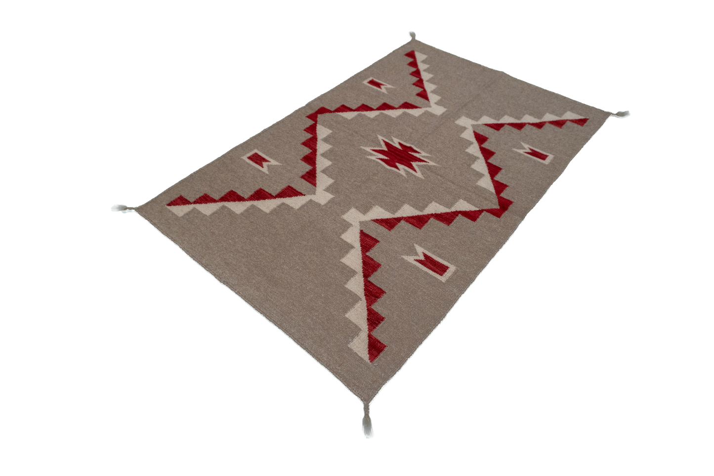 W 3.1 L 4.10 Navajo 100% Wool Hand-Woven All-Over Design - 64761