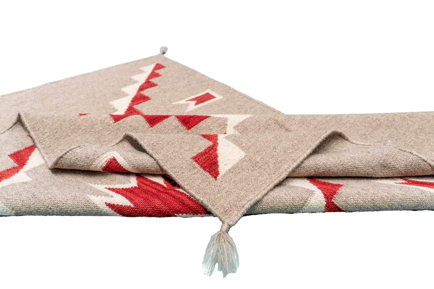 W 3.1 L 4.10 Navajo 100% Wool Hand-Woven All-Over Design - 64761