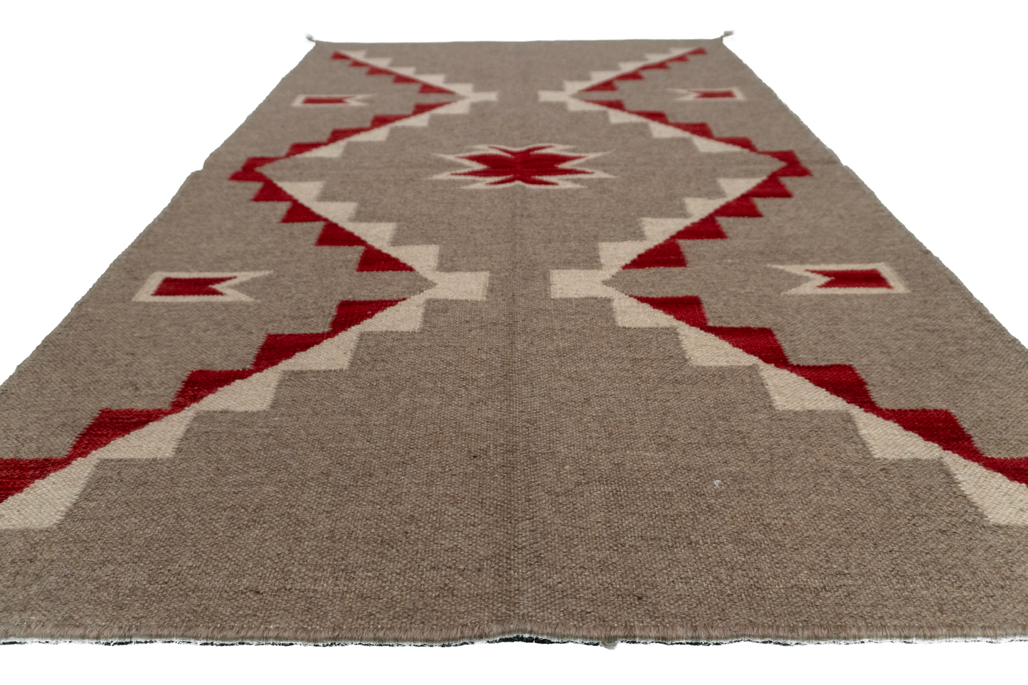 W 3.1 L 4.10 Navajo 100% Wool Hand-Woven All-Over Design - 64761