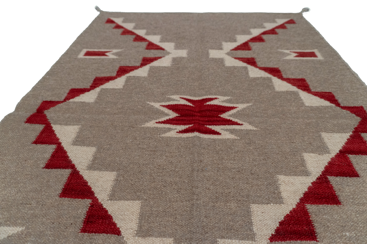 W 3.1 L 4.10 Navajo 100% Wool Hand-Woven All-Over Design - 64761