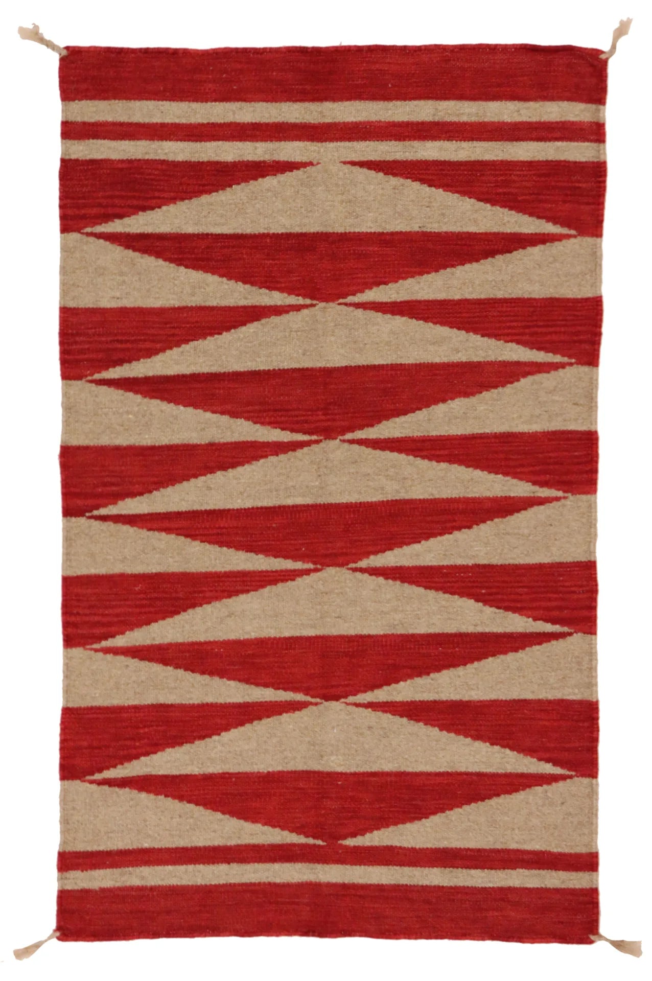 2.5 x 4 - Navajo Fine/Wool All Over Rectangle - Finest Hand-Made Quality Wool — 64771