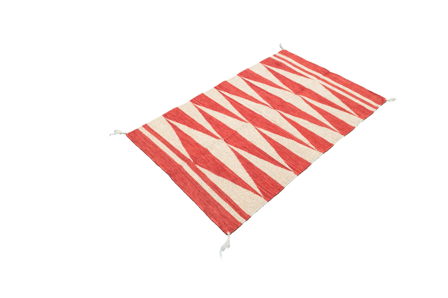 W 2.5 L 4 Navajo 100% Wool Hand-Woven All-Over Design - 64771