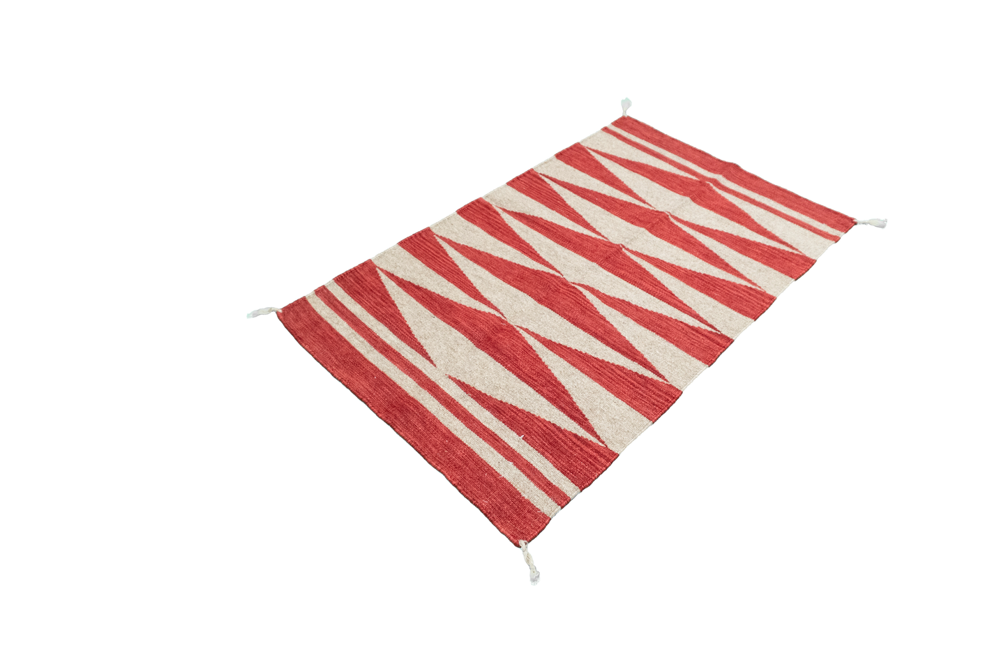 W 2.5 L 4 Navajo 100% Wool Hand-Woven All-Over Design - 64771
