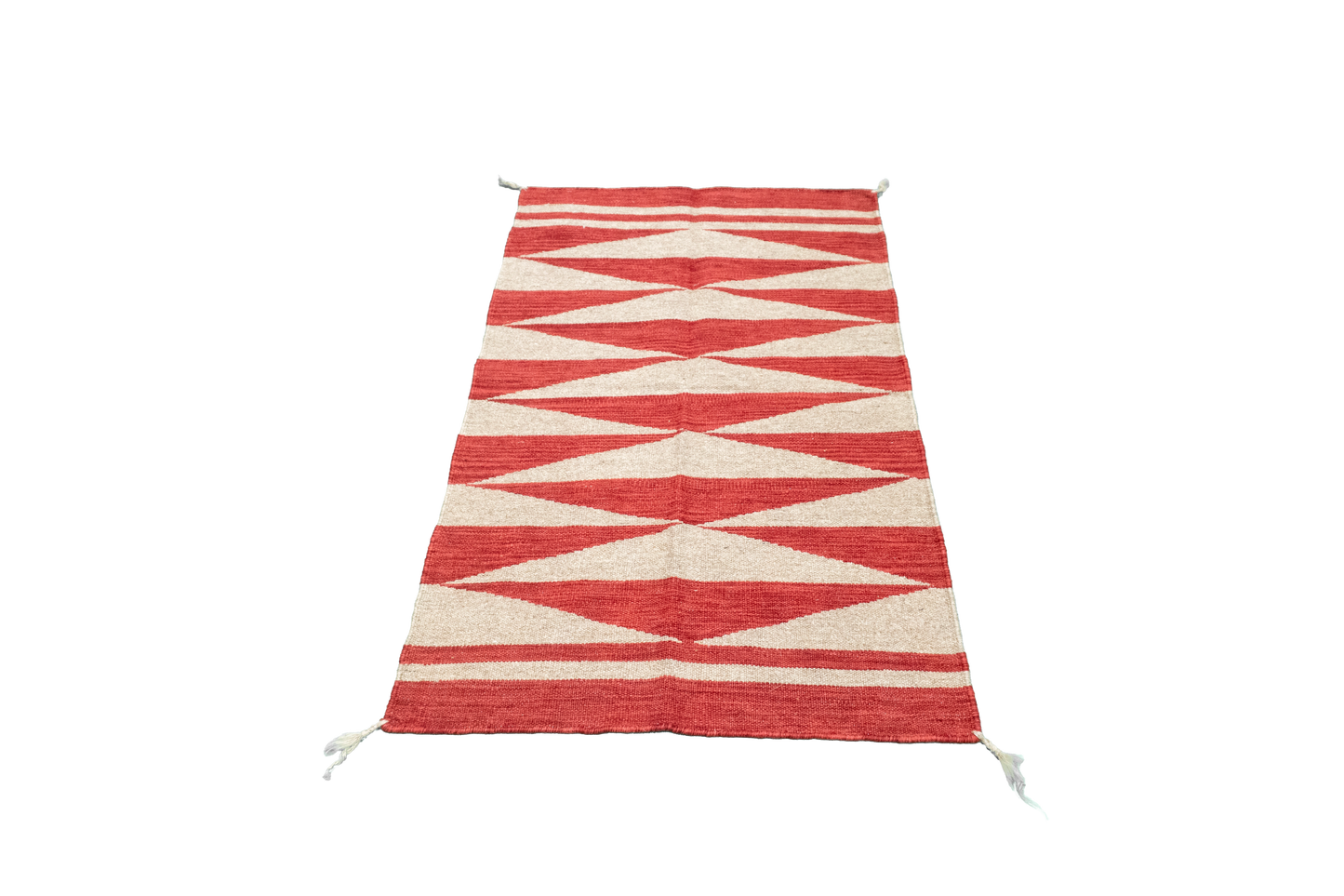W 2.5 L 4 Navajo 100% Wool Hand-Woven All-Over Design - 64771
