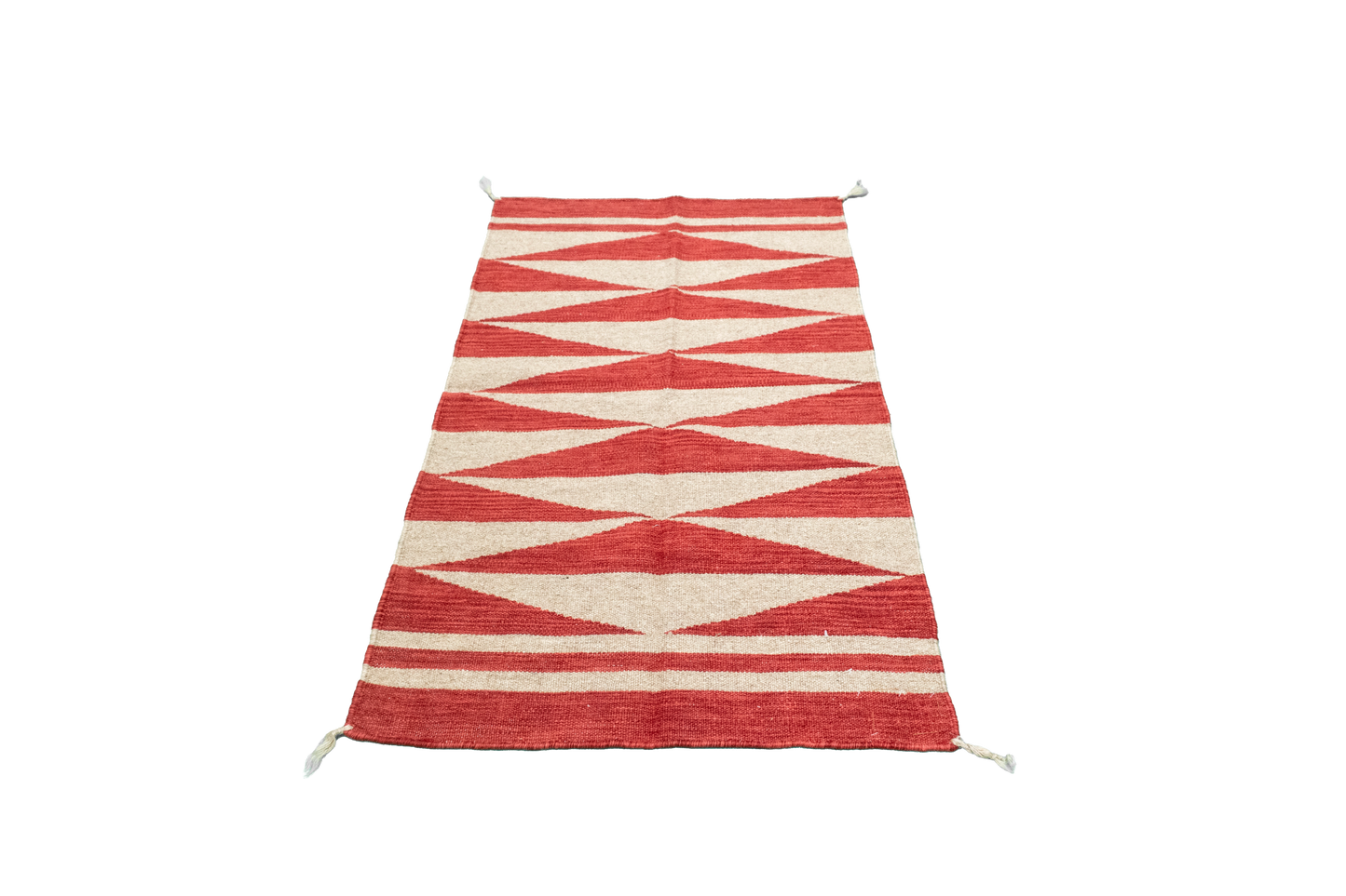 W 2.5 L 4 Navajo 100% Wool Hand-Woven All-Over Design - 64771
