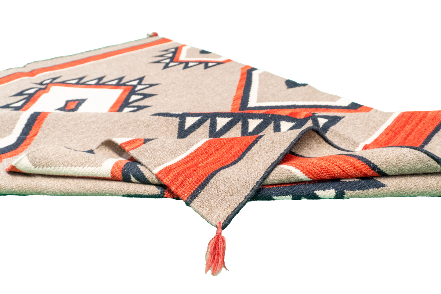 W 4 - L 6 - Navajo Fine/Wool All Over Rectangle - Finest Hand-Made Quality Wool - 64836