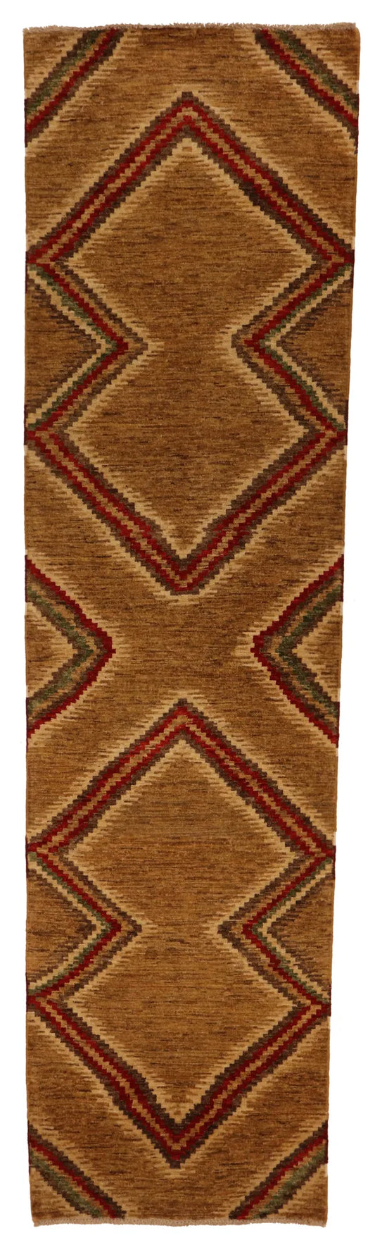 2.6 x 9.7 - Mountian Modern Fine/Wool All Over Rectangle - Finest Hand-Made Quality Wool — 64919