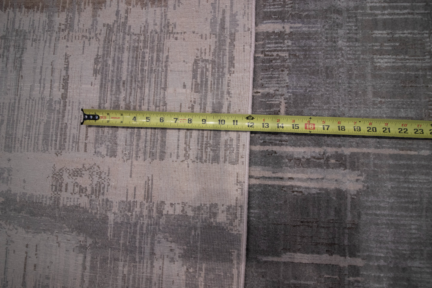 W 8.1 L 10 Modern Wool And Silk Blend Hand-Woven Contemporary Design - 65012