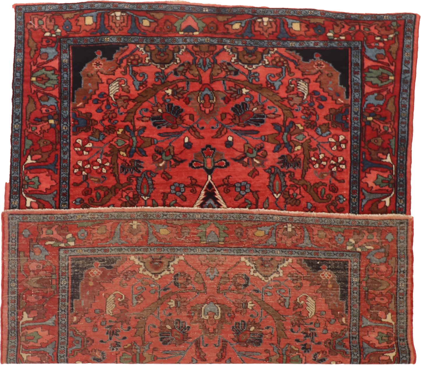 W 5.5 L 6.11 Ziegler Antique 100% Wool Hand-Woven All-Over Design - 65023