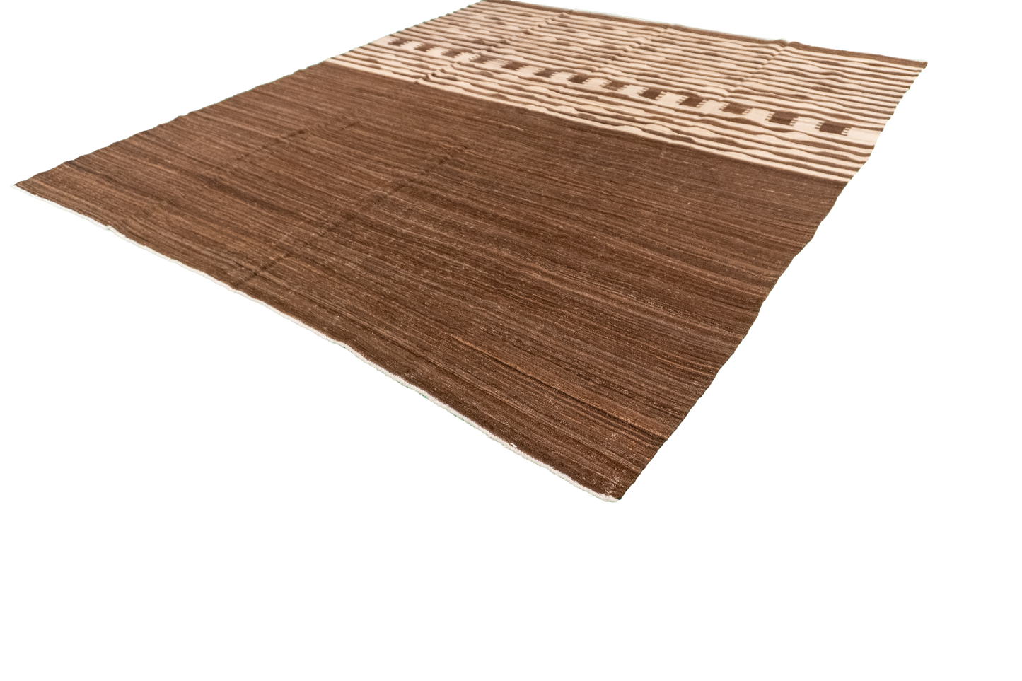 W 8.2 L 9.7 Kilim 100% Wool Hand-Woven All-Over Design - 65048