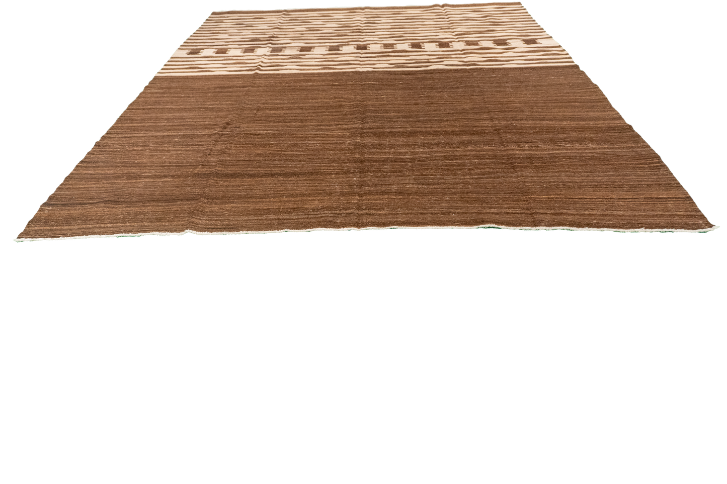 W 8.2 L 9.7 Kilim 100% Wool Hand-Woven All-Over Design - 65048