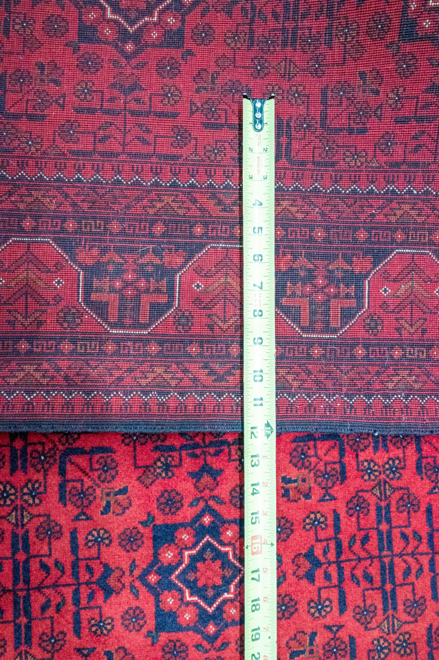 W 4.11 L 6.6 Baluch 100% Wool Hand-Woven All-Over Design - 65070