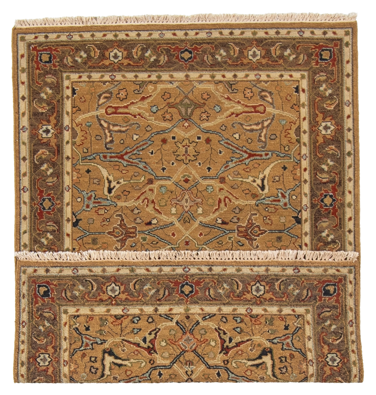 W 4.2 L 5.10 Sumak 100% Wool Hand-Woven All-Over Design - 65105