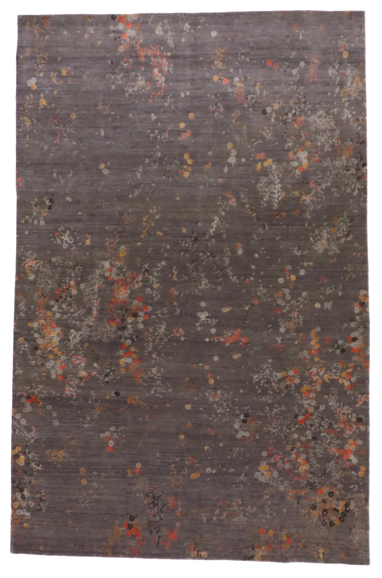 2.6 x 12 - Mountain Modern Fine/Wool All Over Rectangle - Finest Hand-Knotted Quality Wool — 65166