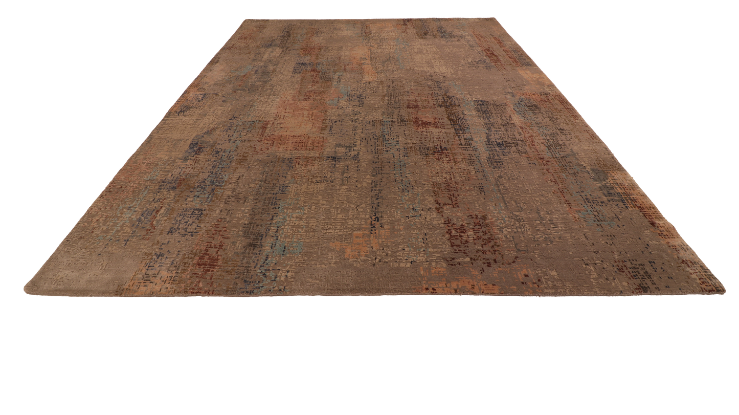 W 8.1 L 10.1 Modern 100% Wool Hand-Knotted Pile Rug - 65169