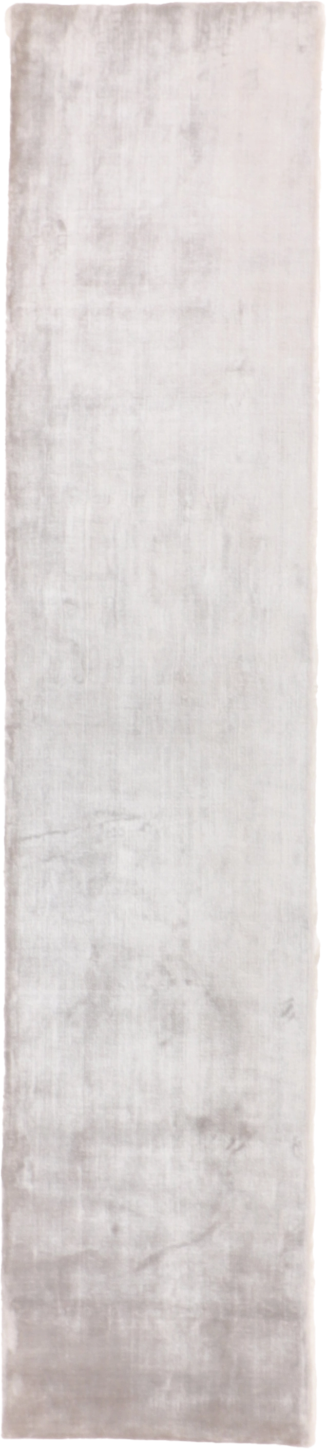 W 2.7 L 11.10 Modern Runner Silk And Wool Blend Hand-Woven All-Over Design - 65299