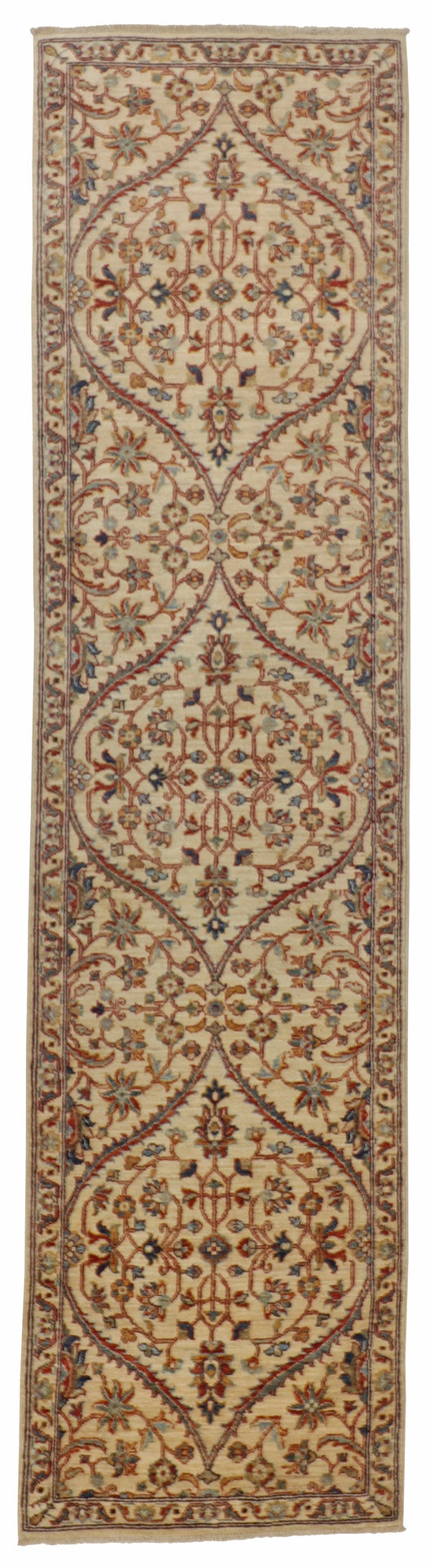 Runner - Mahal Fine All Over Rectangle - Hand Knotted Rug — 65367