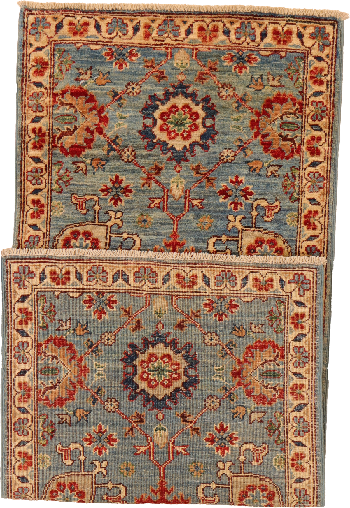 W 2.1 L 4.10 Tabriz Runner 100% Wool Hand-Woven All-Over Design - 65401
