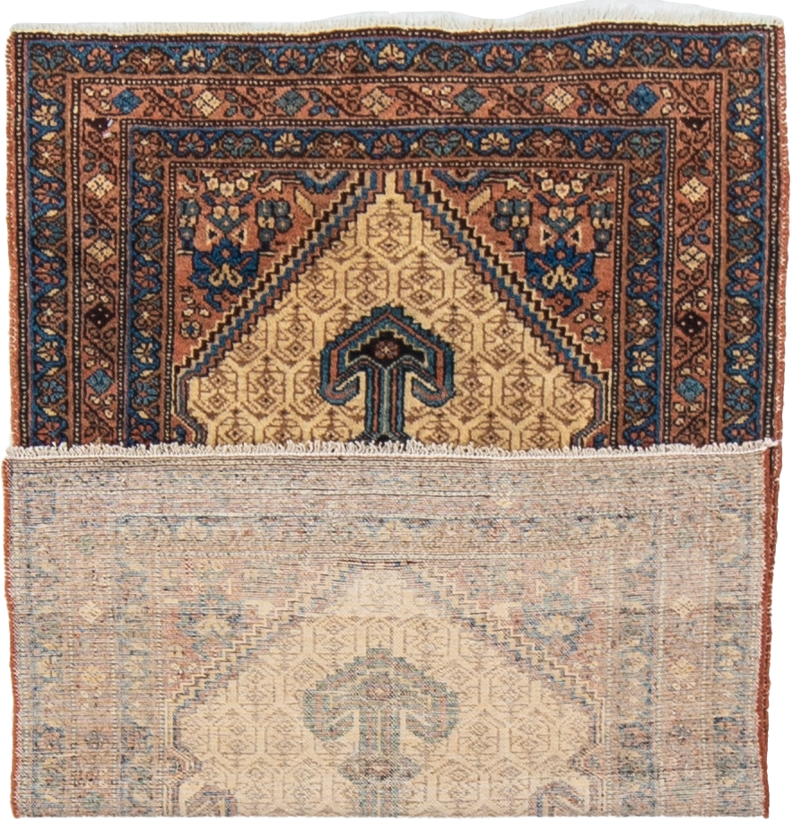 W 3 L 4.9 Lillian 100% Wool Hand-Woven Medallion Design - 6540