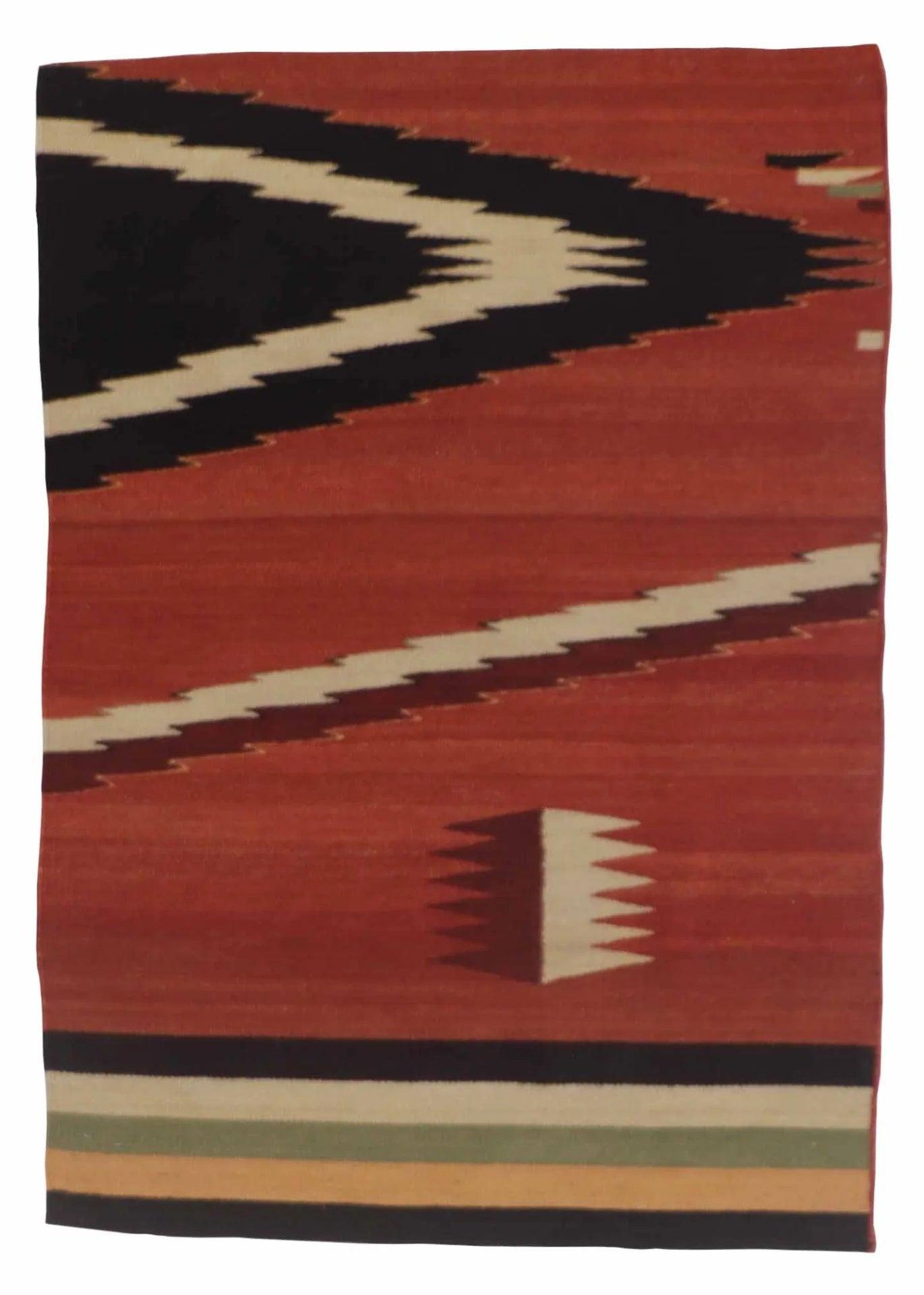 3.3 x 4.8 - Zapatic Fine/Wool All Over Rectangle - Finest Hand-Made Quality Wool — 65478