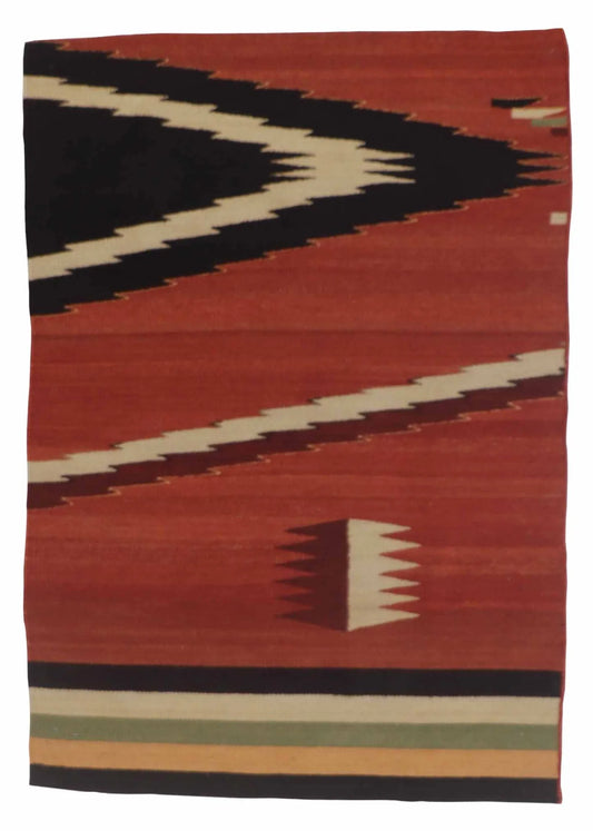 3.3 x 4.8 - Zapatic Fine/Wool All Over Rectangle - Finest Hand-Made Quality Wool — 65478